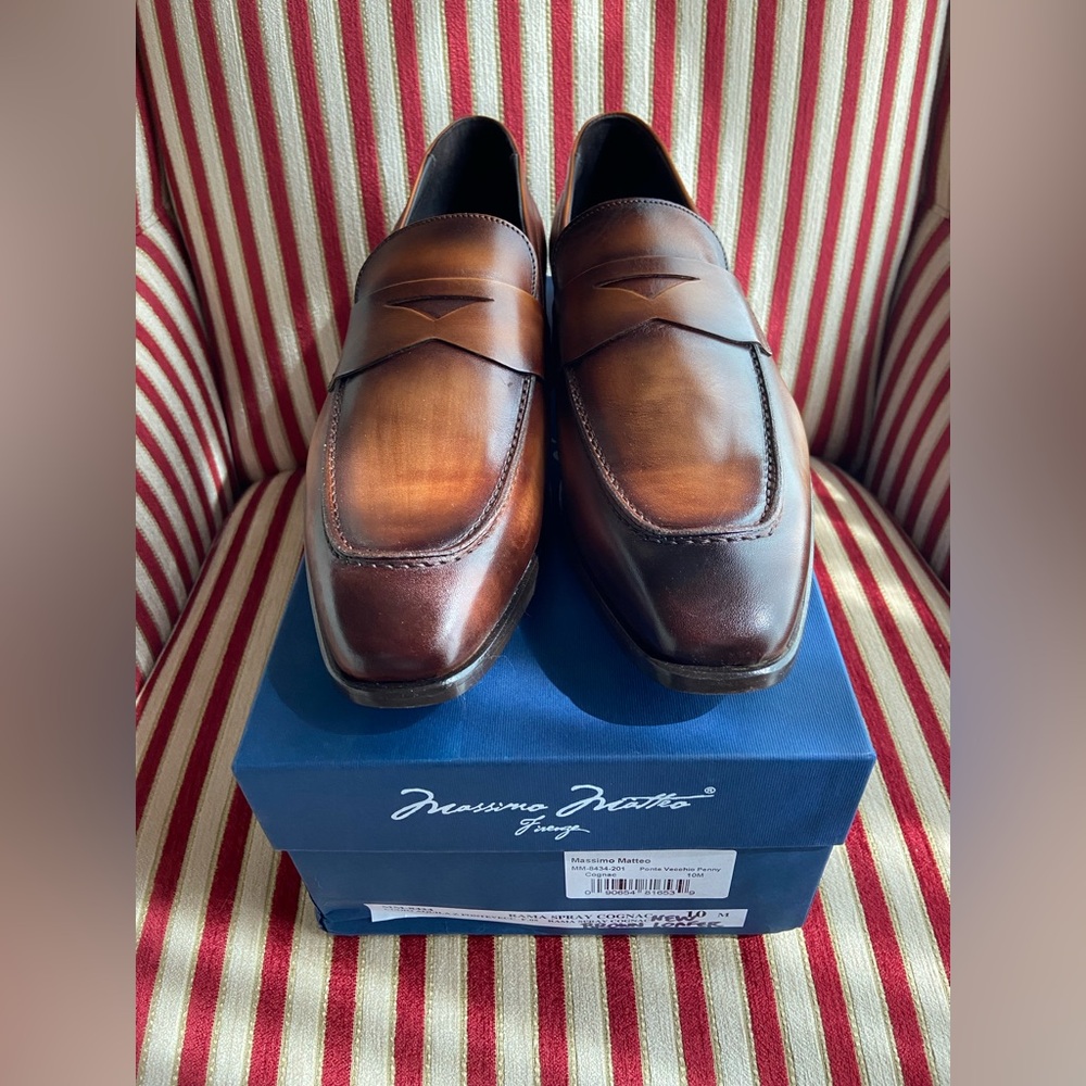 NIB Massimo Mateo Brown Loafer size 10